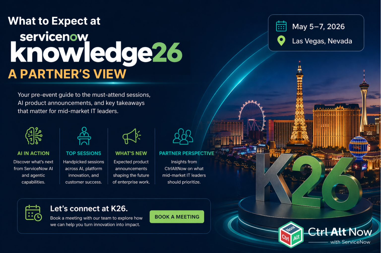 What to Expect at ServiceNow Knowledge 2026: A Partner’s View - CtrlAltNow